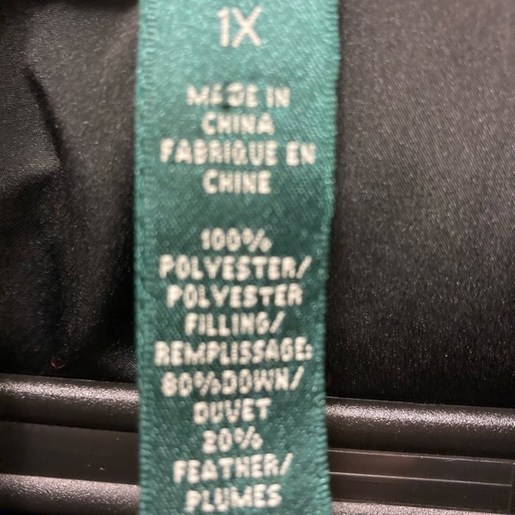 RALPH LAUREN RLR Sz 1X Down Feather Puffer Coat - Picture 8 of 10